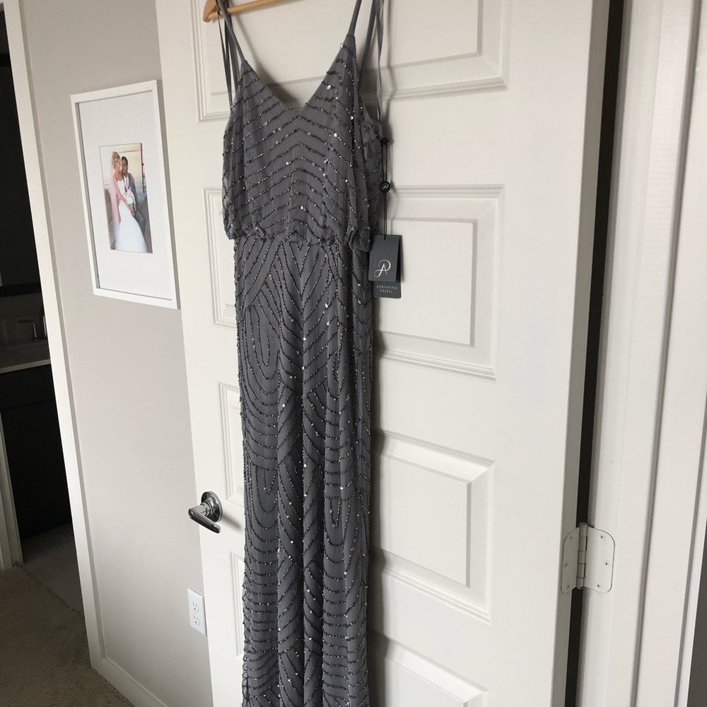 NWT Adrianna Papell Beaded Dress